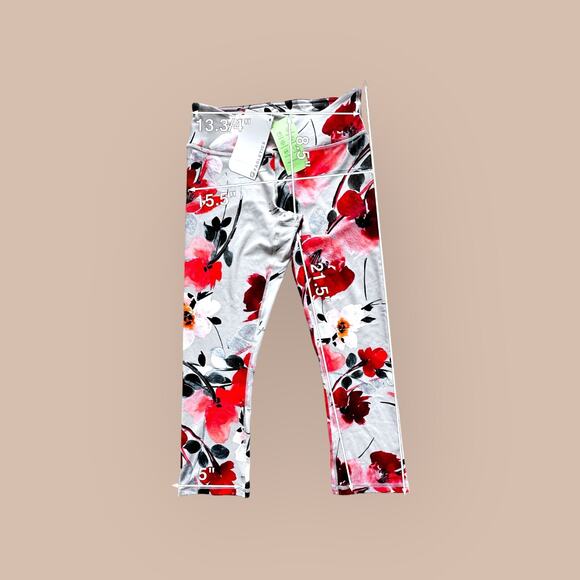 $64-New ! Fabletics Powerlite salar crop flowers print Women Size S - Picture 1 of 8